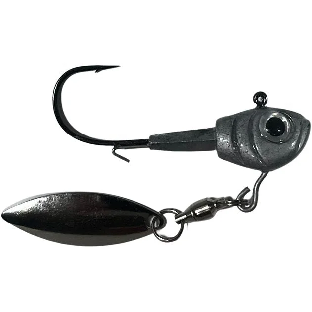 Fishing hook angle tray-Pulse Fish Lures Matt Arey Spinnin' PJ Underspin 3/8 Oz Smokie Qty 1