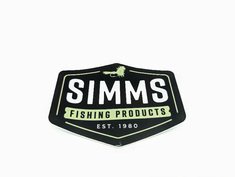 Fishing pliers grip clamp-Simms Fly Patch Sticker