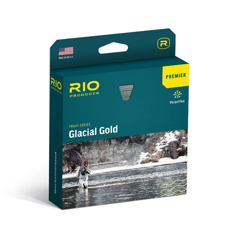 Fishing reel line clamp-Rio Premier Glacial Gold Fly Line