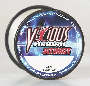 Fishing rod fixed tray-Vicious Ultimate Clear Mono 1500yds 10lb