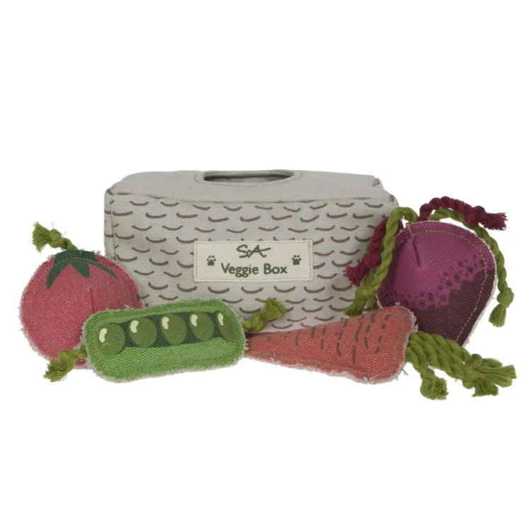 Fishing bait shaping tray-Sophie Allport Veggie Box Dog Toy