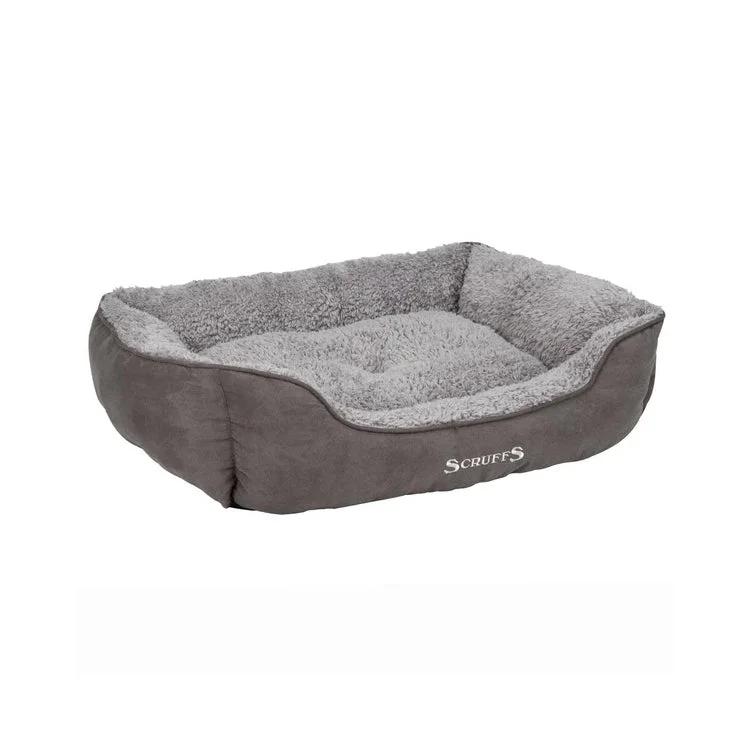 Fishing pliers jaw case-Scruffs Cosy Dog Box Bed - Grey