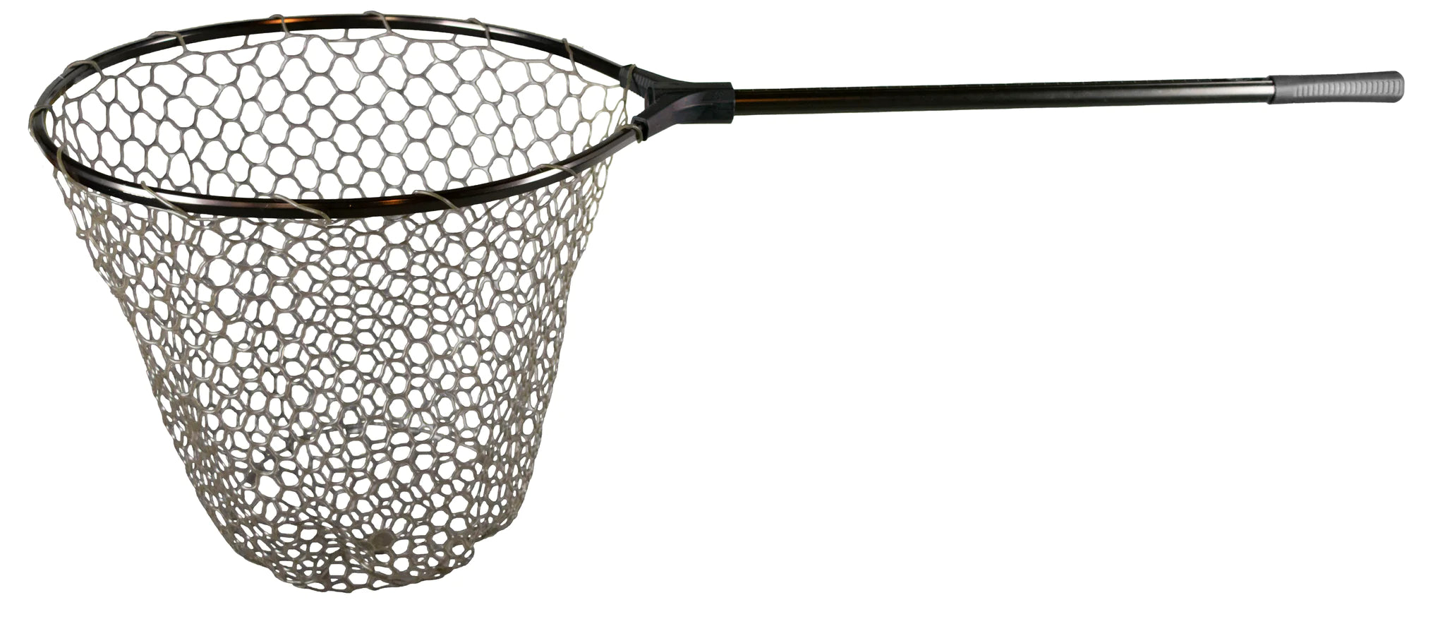 Fishing hook threading clamp-Adamsbuilt Aluminum Boat Net 22" with Camo Ghost Netting