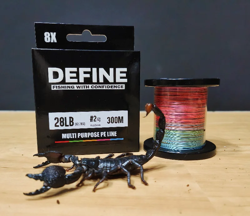 Fishing line splice clamp-DEFINE MULTI PURPOSE PE LINE X8 (BRAID FISHING LINE) (500M)