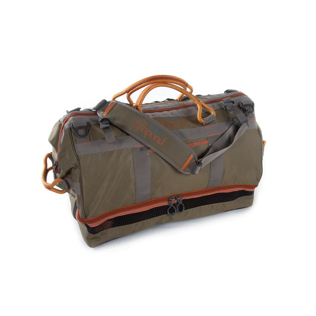 Fishing rod angle clamp-Cimarron Wader Duffel Bag - Sand