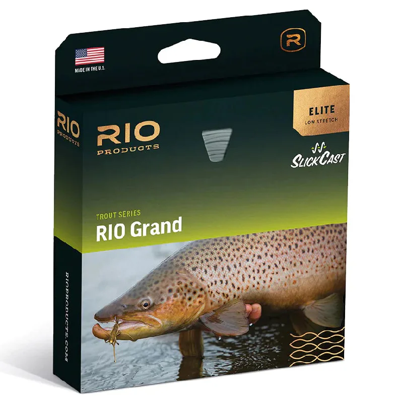 Fishing reel drag case-XXB RIO Elite Grand - Slick Cast Fly Line