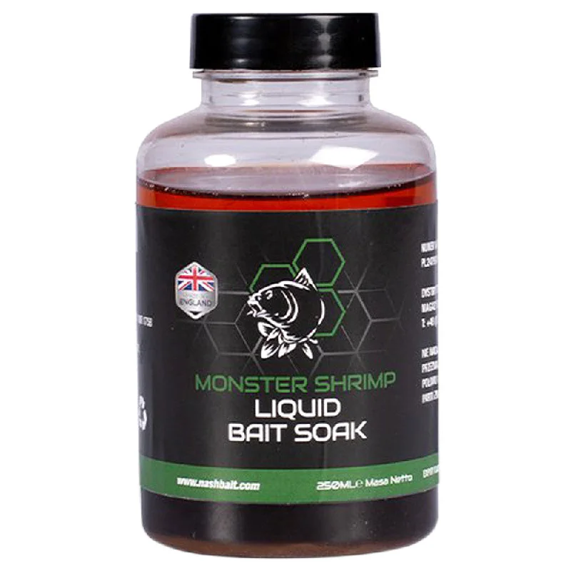 Fishing bait cutting guide-Nash Monster Squid Liquid Bait Soak 250ml