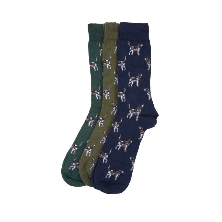 Fishing reel line tray-Barbour Pointer Dog Socks Gift Box