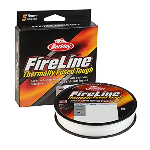 Fishing line braid clamp-Berkley Fireline Superline Crystal 14Lb 6.3Kg Fishing Line