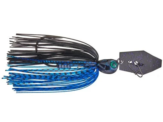 Fishing hook alignment tray-Z-MAN Chatterbait Elite Revo 1/2oz Black/Blue