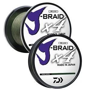 Fishing line knot guide-Daiwa J Braid Line x4 150yd 40lb Green