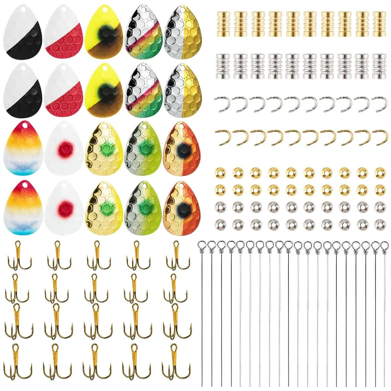 Fishing line loop tray-Dr.Fish 140pcs Spinner Making Kit - B9