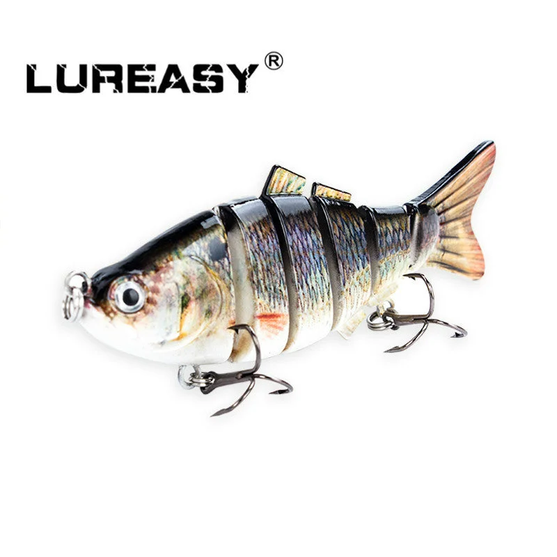 Fishing hook crimp tray-LUREASY 10CM 20G Swimbait Hard Bait Fishing Lure Quality Professional Isca Artificial Lures Tackle Minnow Fishing Accessories