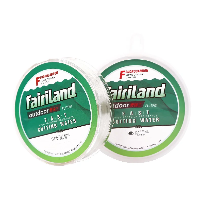 Fishing bait pressing case-Fairiland 100m Fluorocarbon Fishing Line Japan Line Material Monofilament Nylon Carp Wire LeaderLine