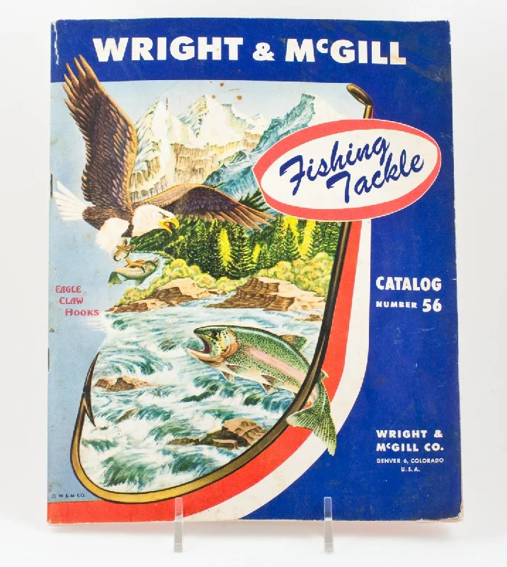 Fishing reel spool case-Wright & McGill Fishing Tackle Catalog 1956