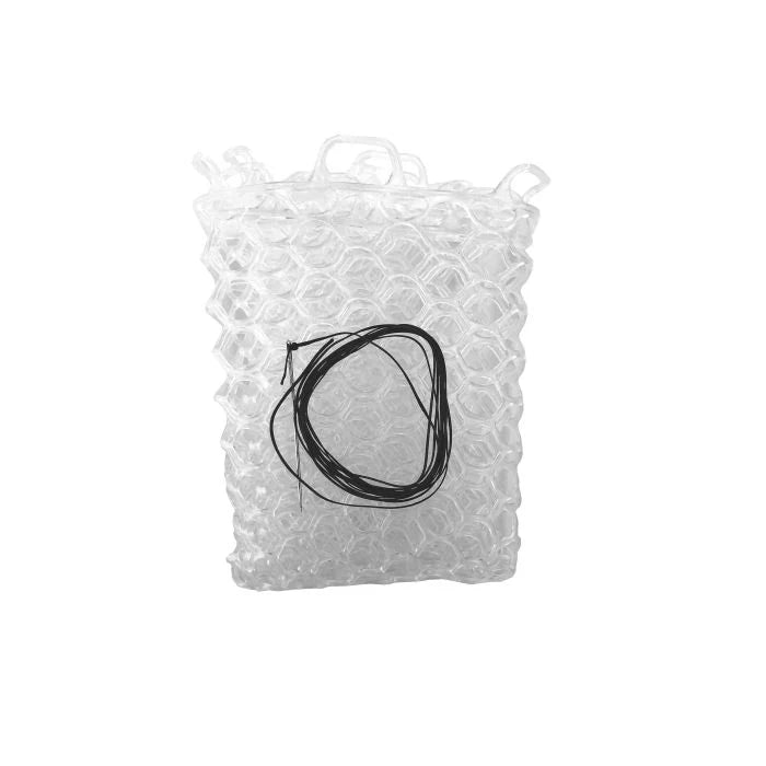 Fishing line knot tray-Fishpond 12.5" Nomad Replacement Rubber Net (Native Net, Canyon Net) - Clear