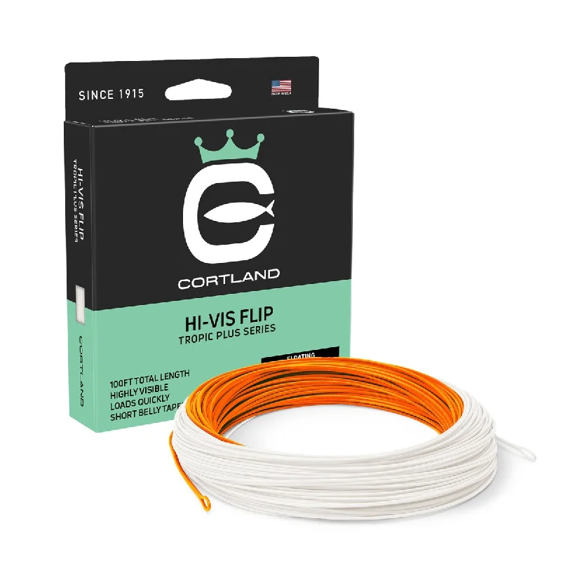 Fishing tackle slim clamp-CORTLAND HI-VIS FLIP