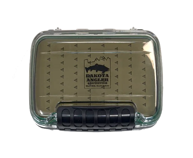 Fishing bait drying case-DAO Logo Silicone Fly Box - 5"x4"