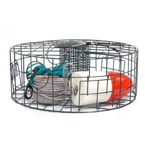 Fishing line spool balancer-SMI Round Crab Trap Kit