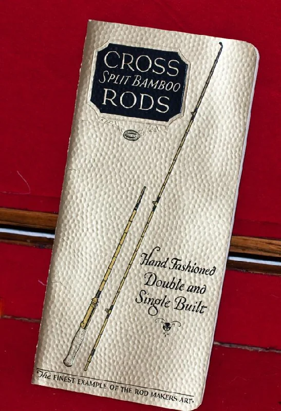 Fishing rod rotating tray-Cross Bamboo Fly Rod Catalog 1936