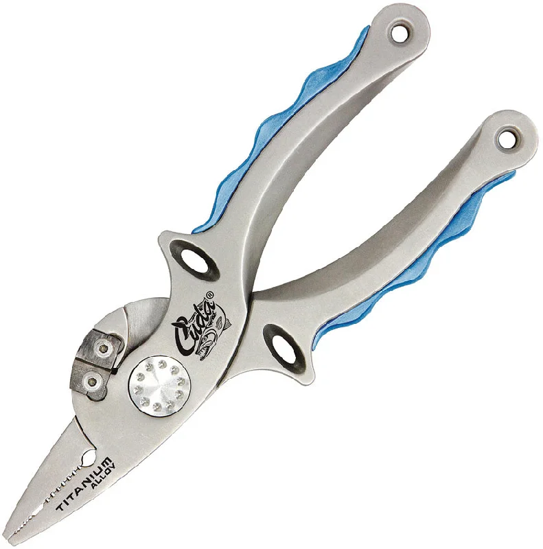 Fishing rod fixed tray-Camillus Cuda Fishing Titanium Bonded Tungsten Alloy Pliers w/ Sheath 18848