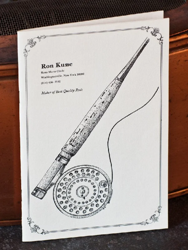 Fishing rod rotating tray-Kusse, Ron - Rod Catalog 1982