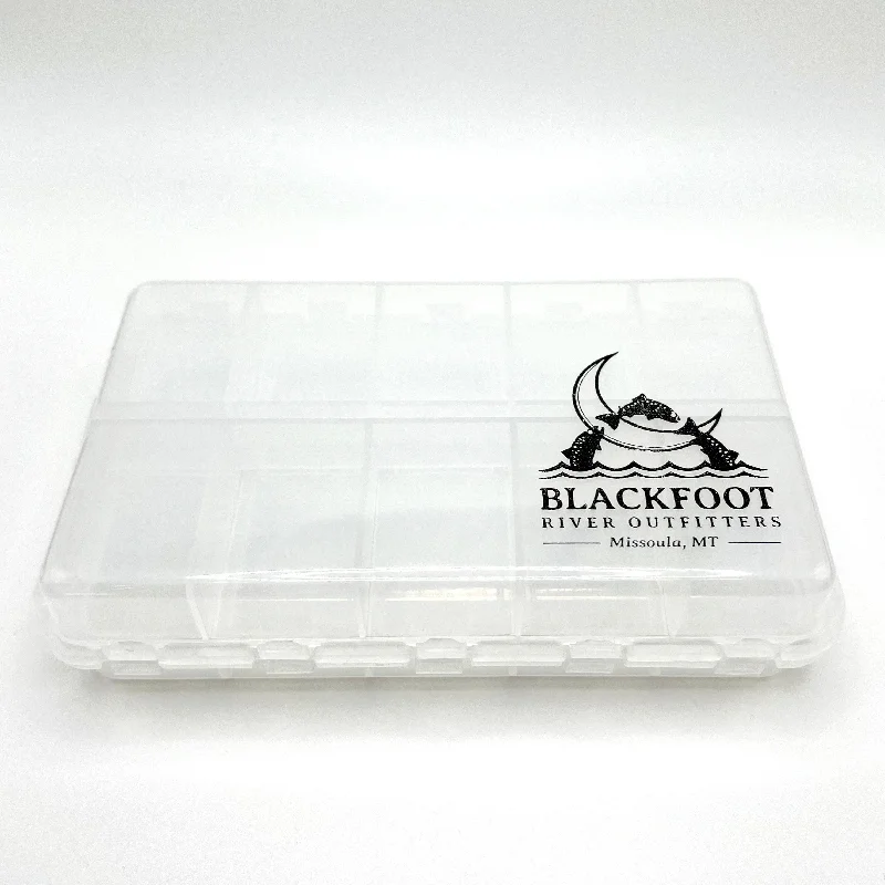 Fishing bait shaping clamp-Shop 20 Compartment Clear Poly Fly Box