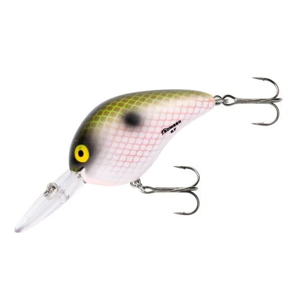 Fishing line twist clamp-Bomber Lures Fat A 2-1/4" 5/8 Oz Electric Shad