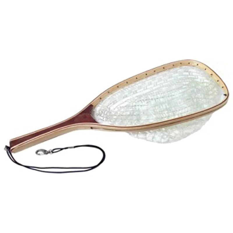 Fishing hook angle clamp-Clear Rubberized Trout Net