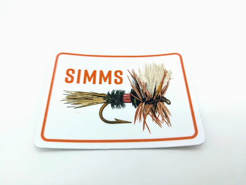 Fishing line splice clamp-Simms Royal Wulff Sticker