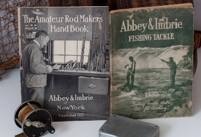 Fishing line twist clamp-Abbey & Imbrie 1930 Tackle Catalog and Amateur Rod Maker's Handbook