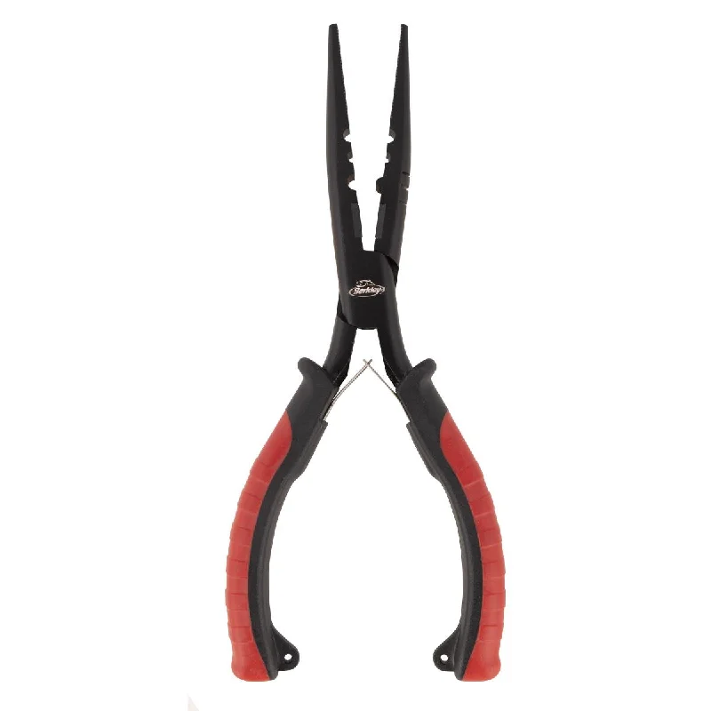 Fishing hook tension clamp-Berkley Fishin Gear 8 inch Straight Nose Pliers