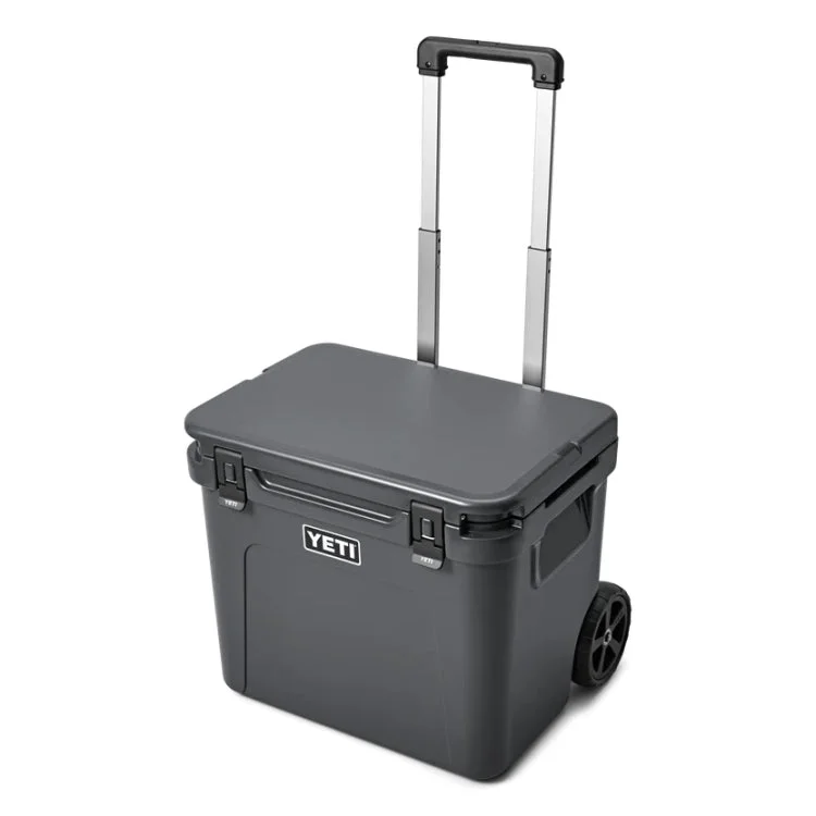 Fishing reel spool guide-Yeti Roadie 60 Wheeled Hard Cool Box - Charcoal