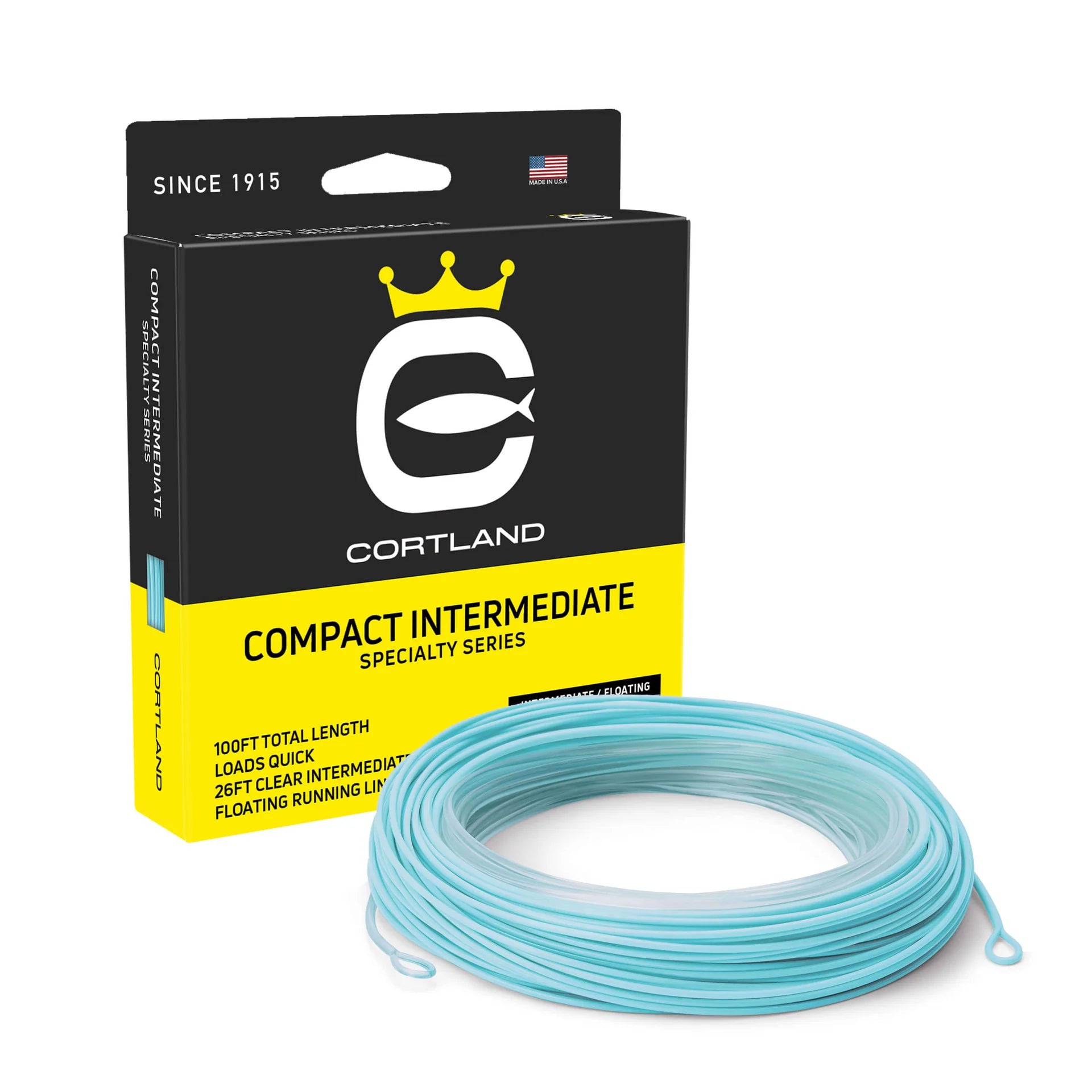 Fishing tackle utility clamp-Cortland Compact Intermediate Fly Line