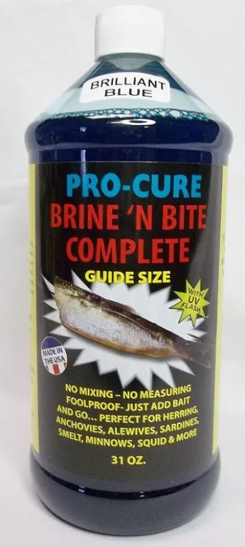 Fishing line knot case-Pro-Cure Brine 'N' Bite Complete - Guide Sized Liquid