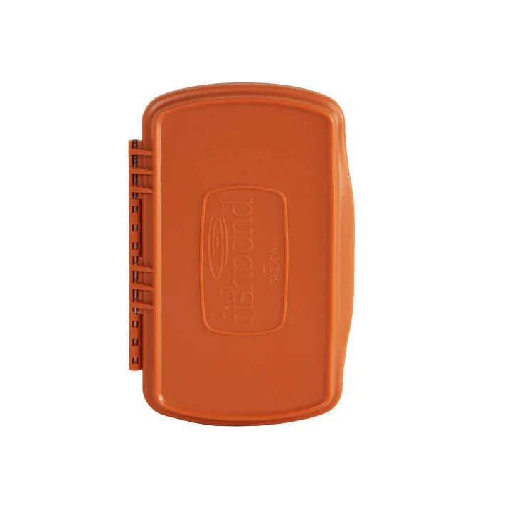 Fishing bait sealing tray-Tacky Pescador Fly Box Small Burnt Orange