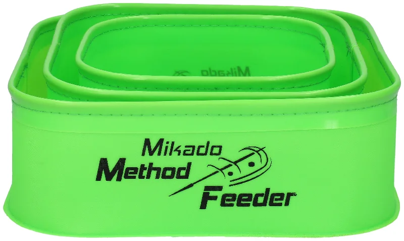 Fishing reel line clamp-Mikado Method Feeder EVA Bait Box Set