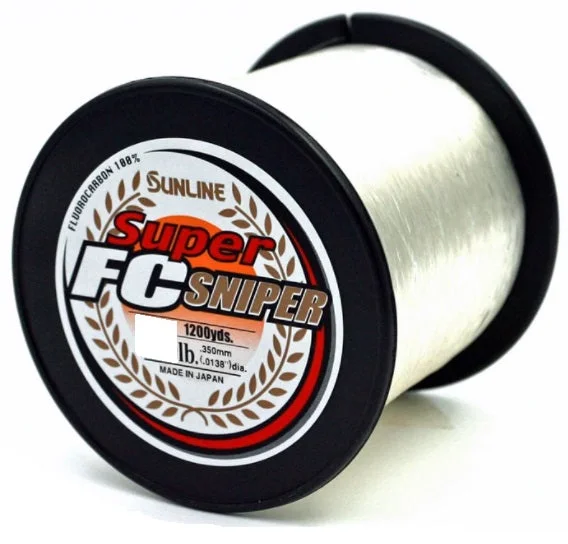 Fishing tackle utility stand-Sunline Super FC Sniper Fluorocarbon Line 1200 yd