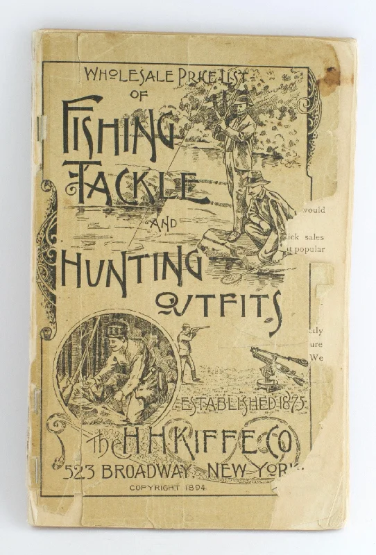 Fishing hook angle tray-H.H. Kiffe Co. Fishing/Hunting Catalog - 1894