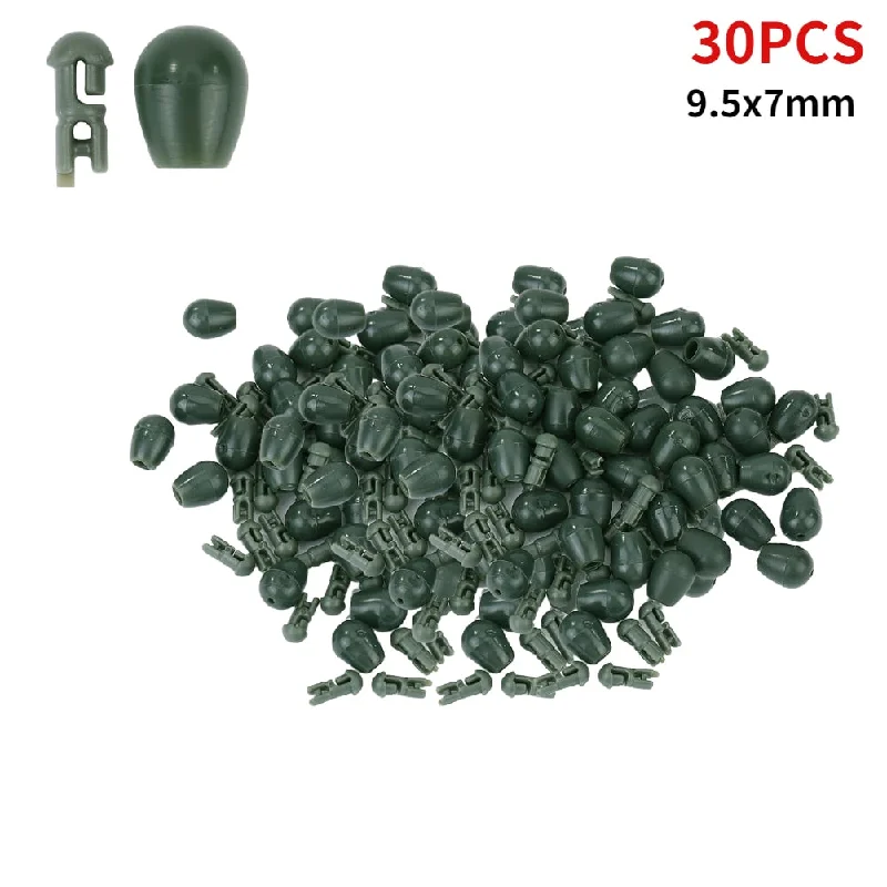 30pcs Green 9.5x7mm