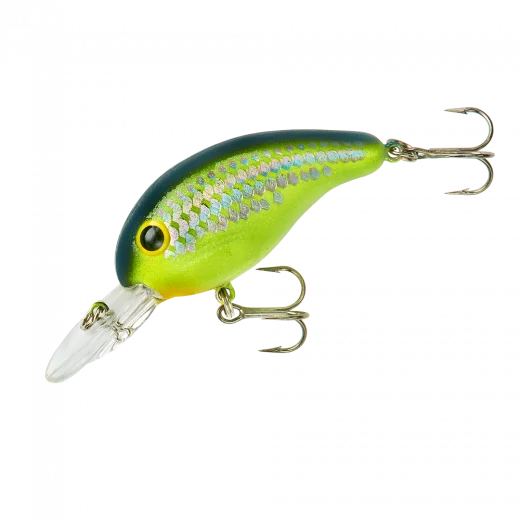 Fishing tackle multi-layer clamp-Bandit Lure 4-8ft 2in 1/4oz Chartreuse Fleck