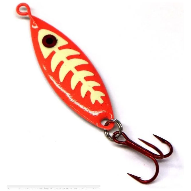 Fishing line twist guide-JB Lures Weasel 1/8 Oz Glow-Red Qty 1