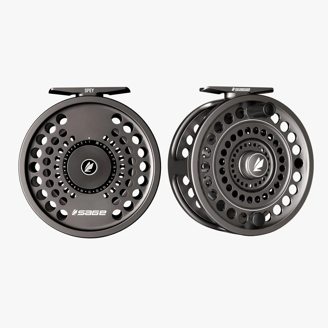 Fishing line spool guide-Sage Spey II Reel