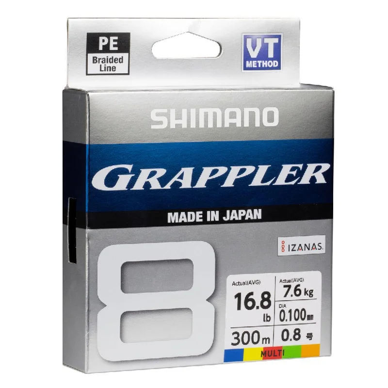 Fishing line loop clamp-Shimano Grappler PE Braid 300m