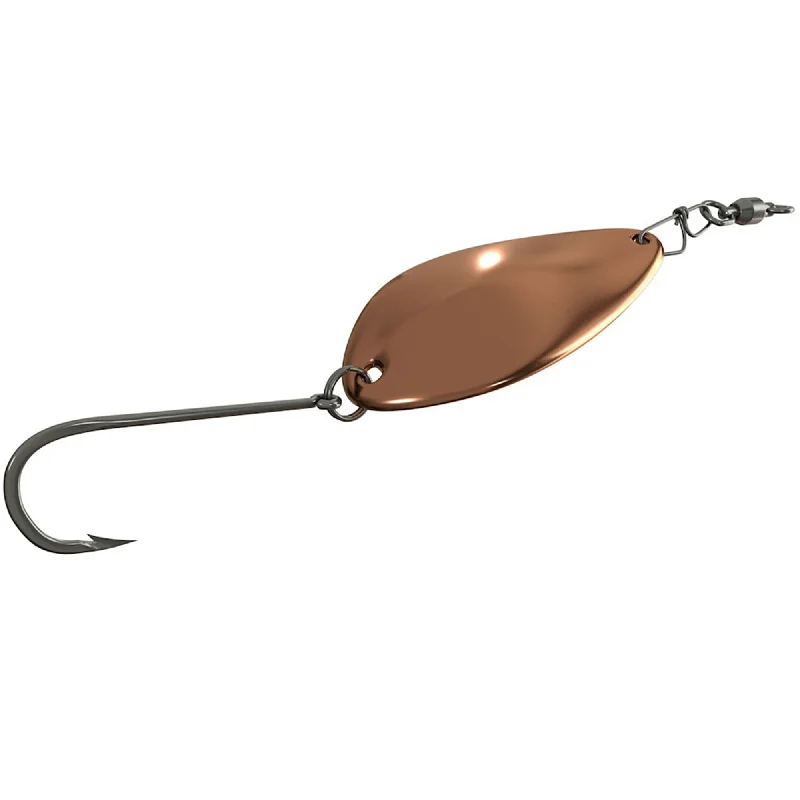 Fishing hook angle tray-P-Line Pro Steel Lures Spoon 2/5Oz Copper