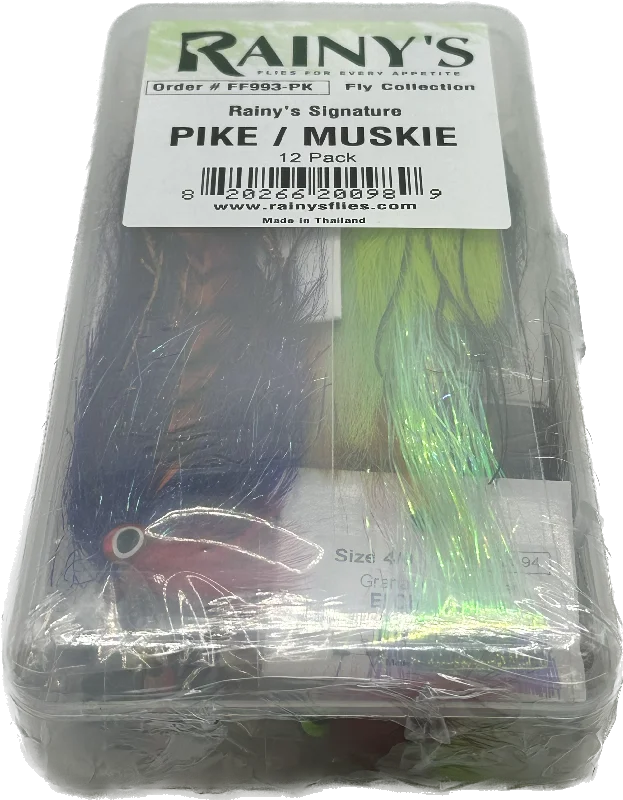 Fishing line braid clamp-Rainy's Pike/Muskie Assortment (12 Pack)