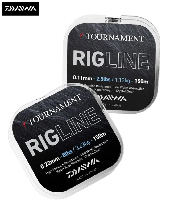 Fishing bait drying case-New Daiwa Tournament RIGLINE Monofilament Fishing Line 150m Spool - All Sizes