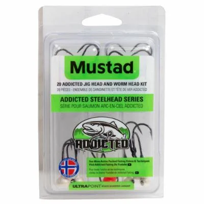 Fishing rod exhibit clamp-Mustad ADX Steelhead Series Jig Kit