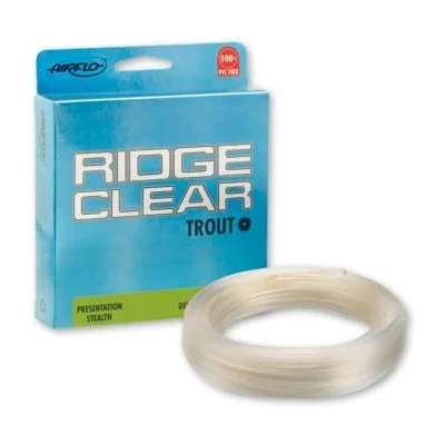 Fishing tackle waterproof clamp-Airflo Ridge Clear Tactical Freshwater Floating Line