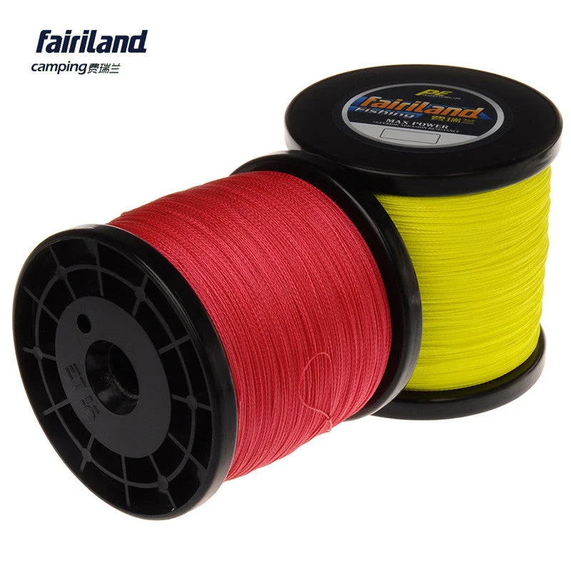 Fishing reel line guide-1000m (10lb-70lb) Multifilament Braided PE Fishing Line 4 Strands Line Wire Fishing Accessory